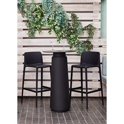 MESA CONTRACK DORIK DE 105CM ALTO - Imagen 2