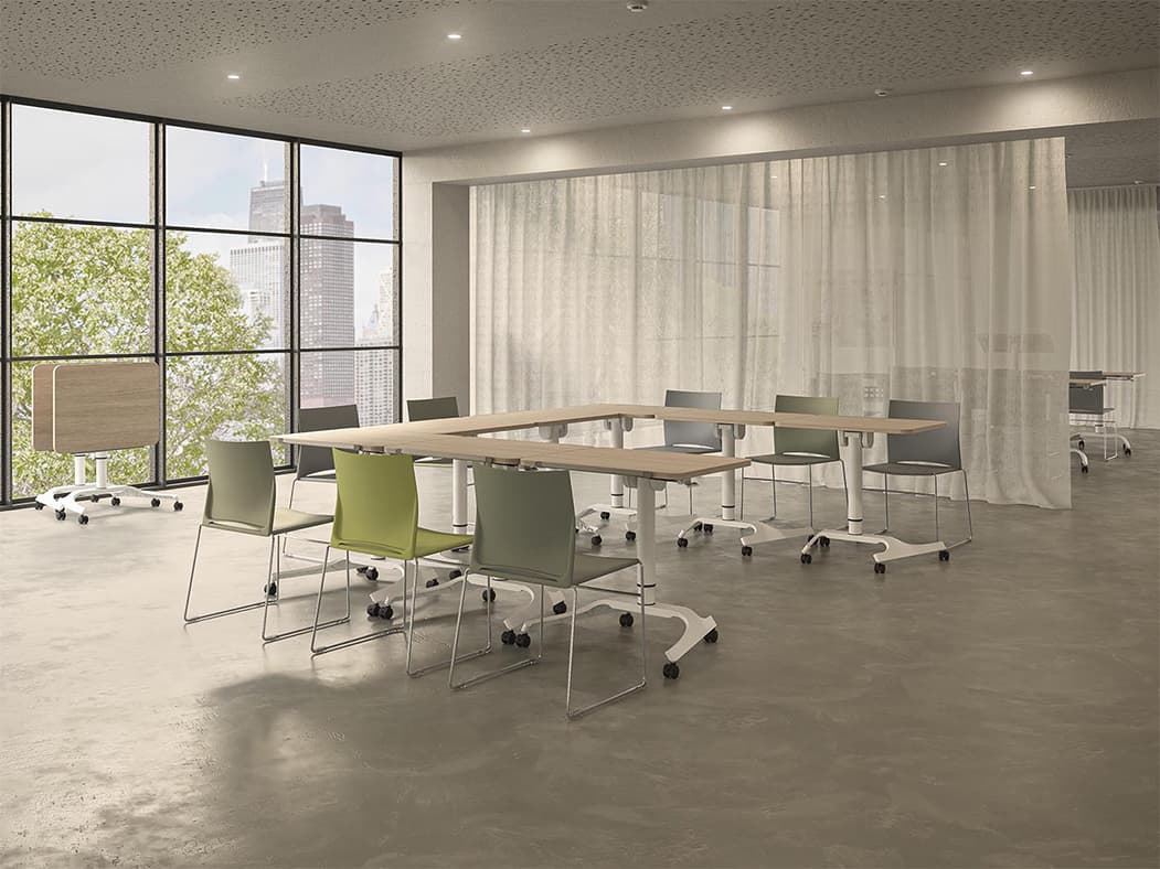 MESA INDIVIDUAL ELEVABLE Y ABATIBLE - Imagen 2
