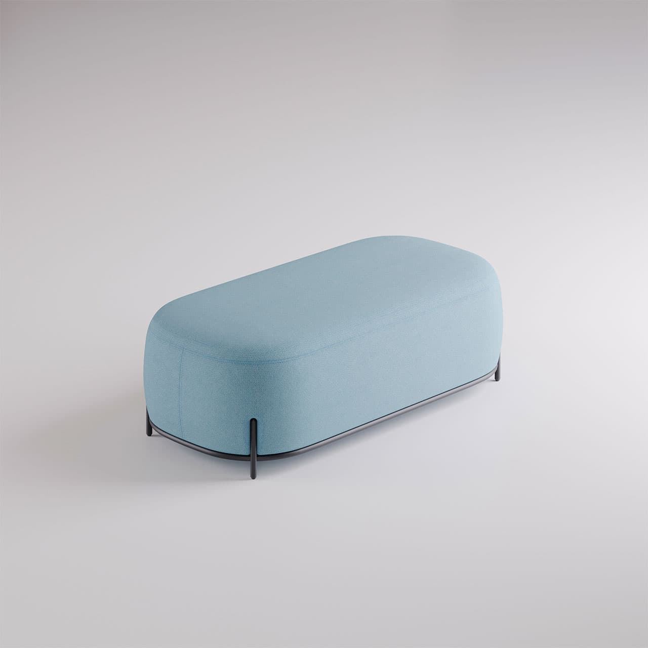 Modulo sofá sin respaldo GLOBB 2 plaza - Imagen 1