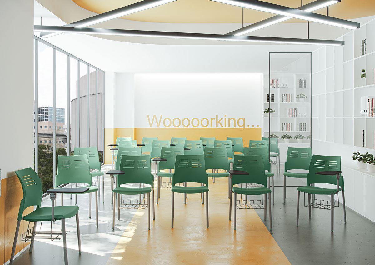 SILLA FIJA SPACIO ESTRUCTURA DE PATAS - Imagen 1