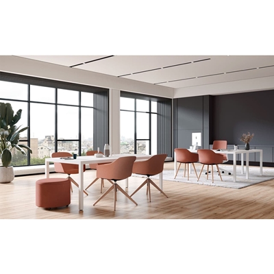 SILLA NOOM 60- 4 Patas de madera piramidal - Imagen 2