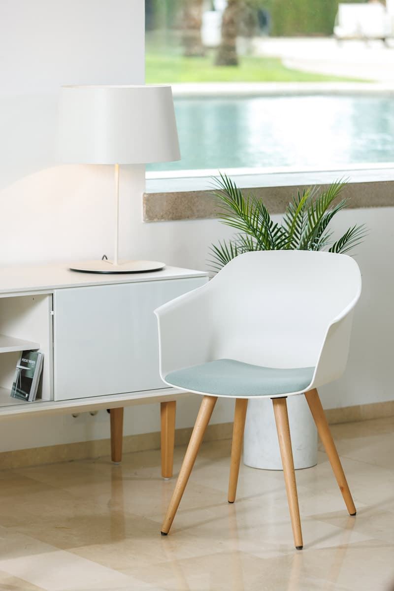 SILLA NOOM 60- Patas de madera - Imagen 1