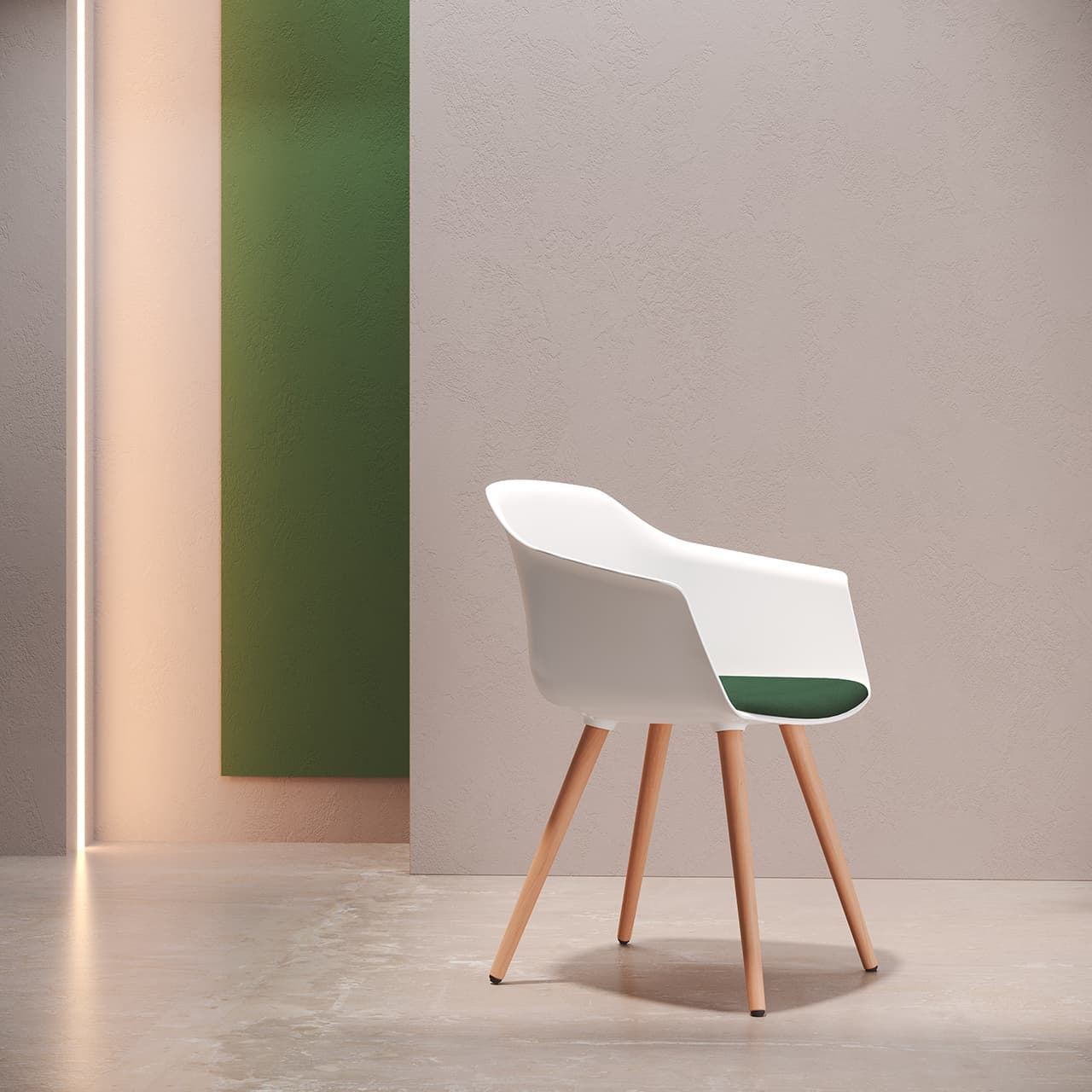 SILLA NOOM 60- Patas de madera - Imagen 5