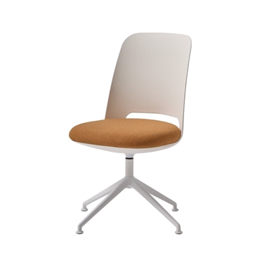 SILLA ORUS BASE 4 RADIOS DE ALUMINIO PARA SALAS DE REUNIONES - Imagen 1